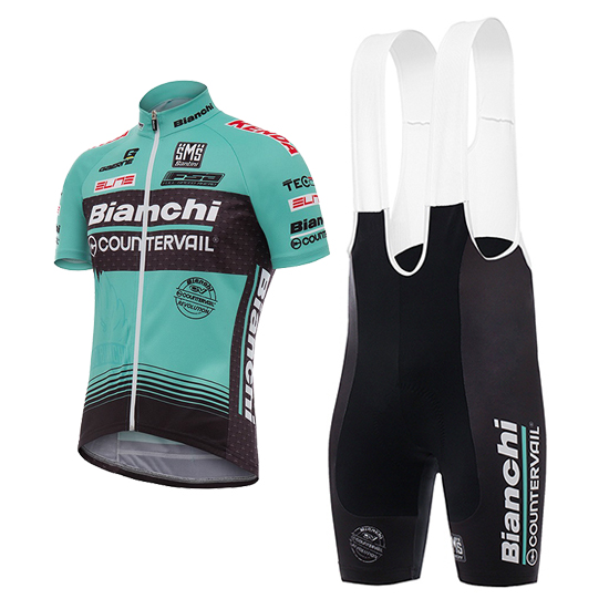 Maglia Bianchi Countervail Manica Corta 2017 verde